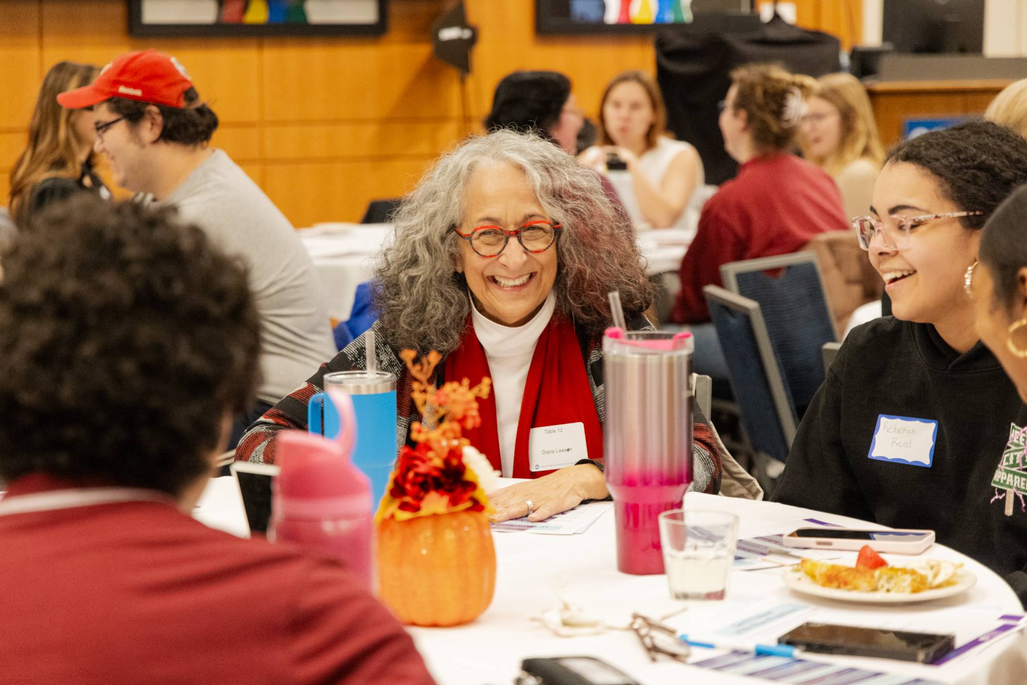 intergenerational group conversation